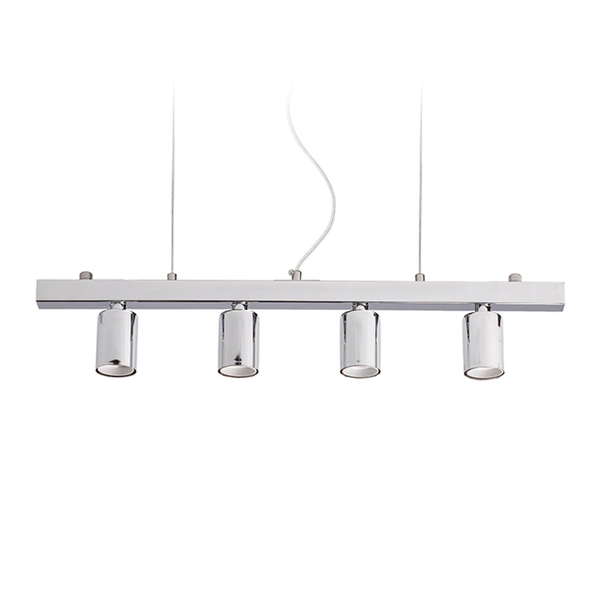 RENDL shades, shade bases, pendent sets RALLONG IV pendant ceiling base  chrome 230V LED E27 4x15W R11796 2