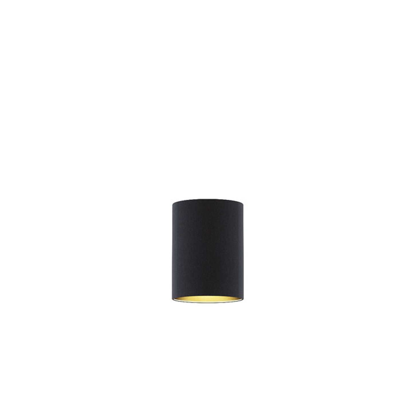 RENDL shades, shade bases, pendent sets RON 15/20 shade Polycotton black/golden foil max. 28W R11802 3