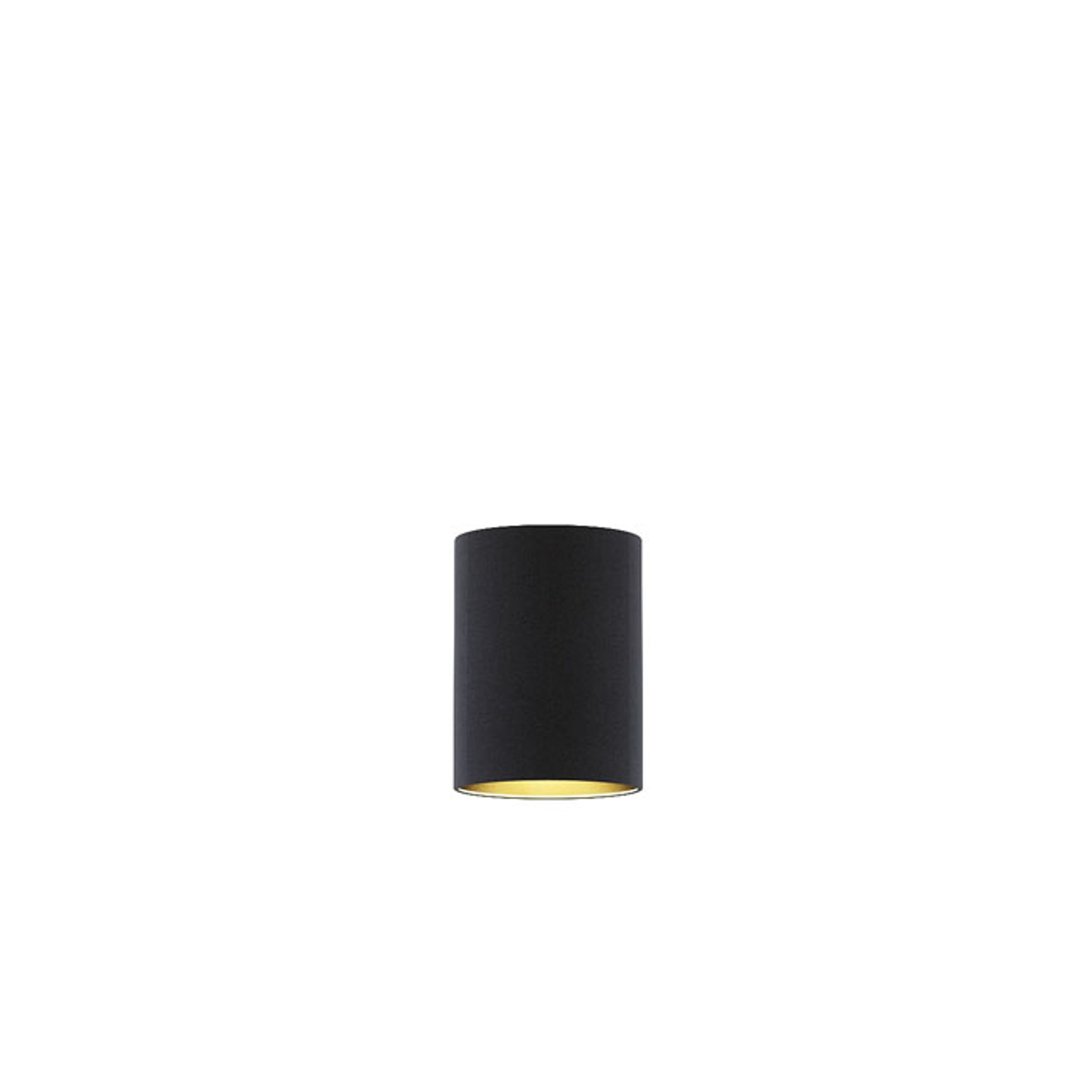 RENDL shades, shade bases, pendent sets RON 15/20 shade Polycotton black/golden foil max. 28W R11802 3
