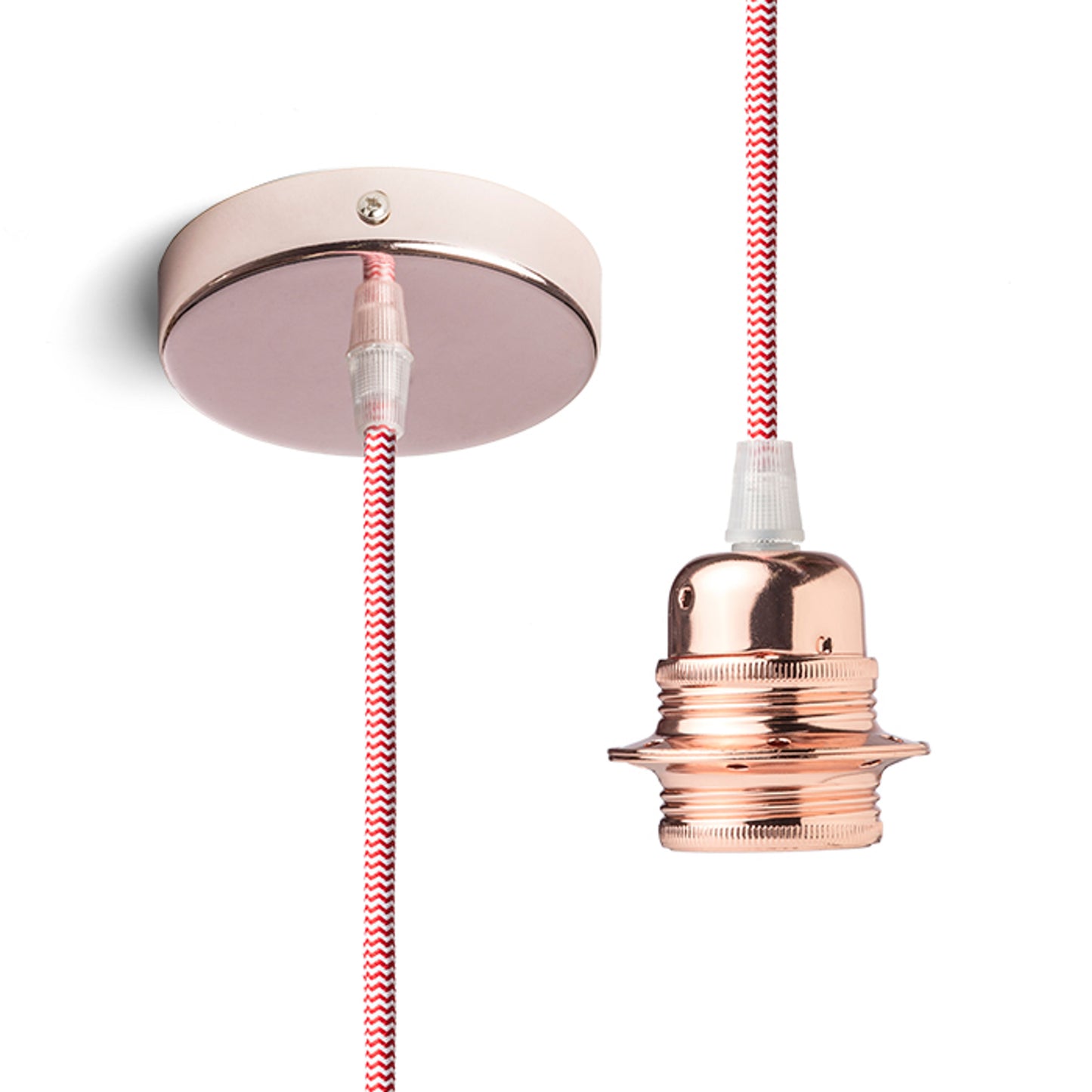 RENDL shades, shade bases, pendent sets ELISA pendant set CB+R/WC+CF   230V LED E27 15W R11906 1