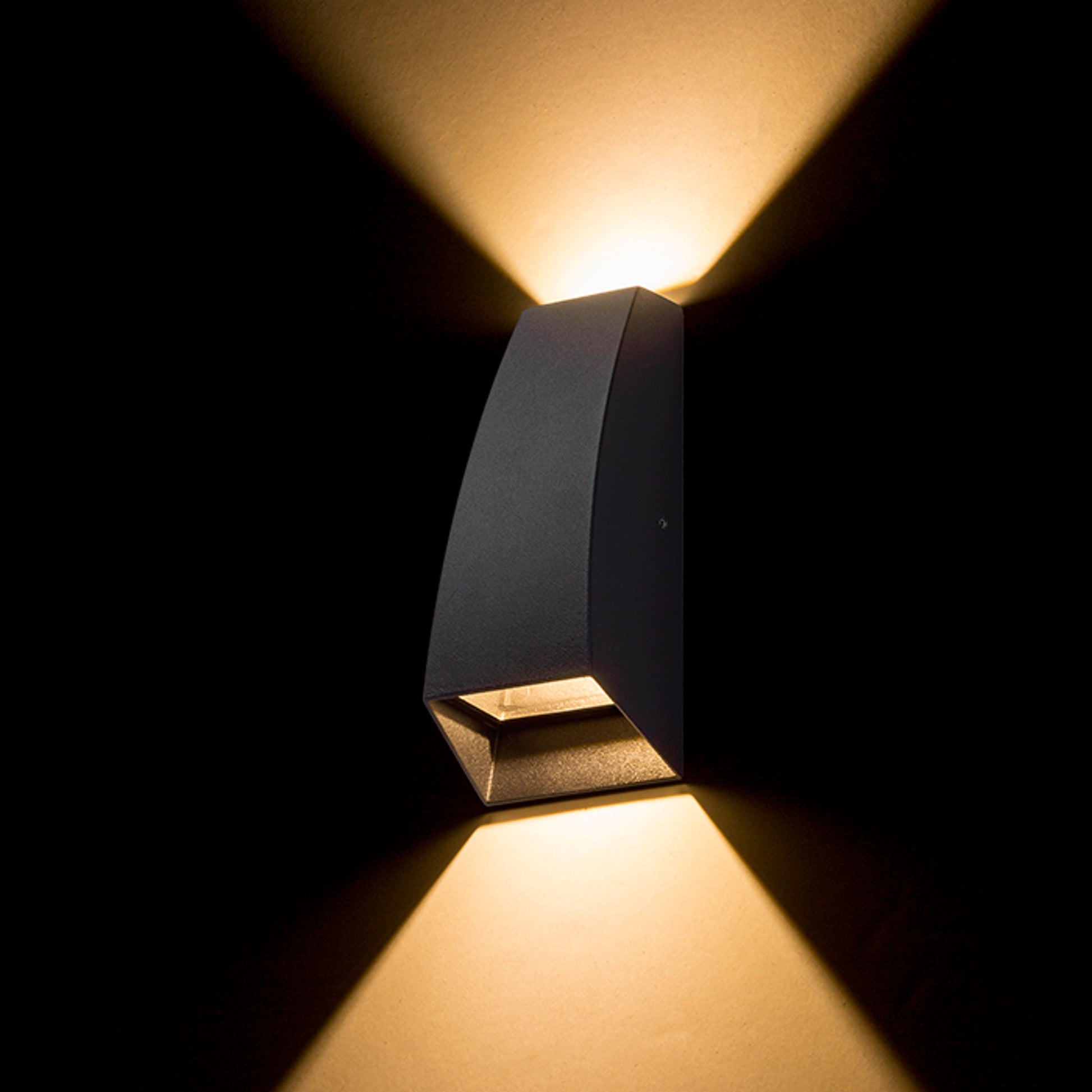 RENDL outdoor lamp PIA wall anthracite grey  230V LED 2x3W IP54  3000K R12010 3