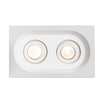 RENDL recessed light DINGO GU10 II directional  plaster 230V GU10 2x35W R12037 5