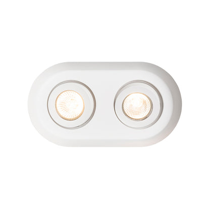 RENDL recessed light DINGO GU10 II directional  plaster 230V GU10 2x35W R12037 6