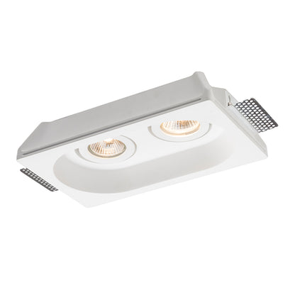RENDL recessed light DINGO GU10 II directional  plaster 230V GU10 2x35W R12037 7