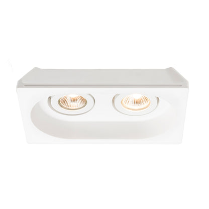 RENDL recessed light DINGO GU10 II directional  plaster 230V GU10 2x35W R12037 9