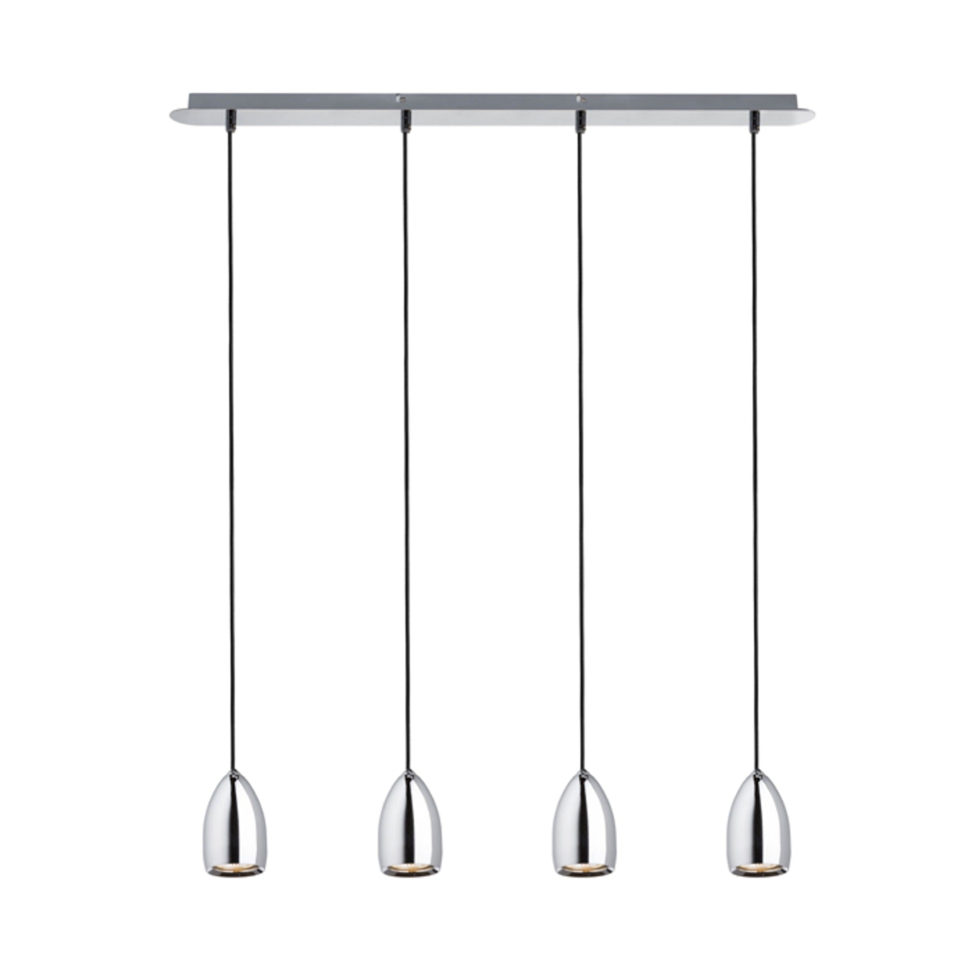 RENDL pendant lamp BABADES IV pendant  chrome 230V GU10 4x35W R12083 1