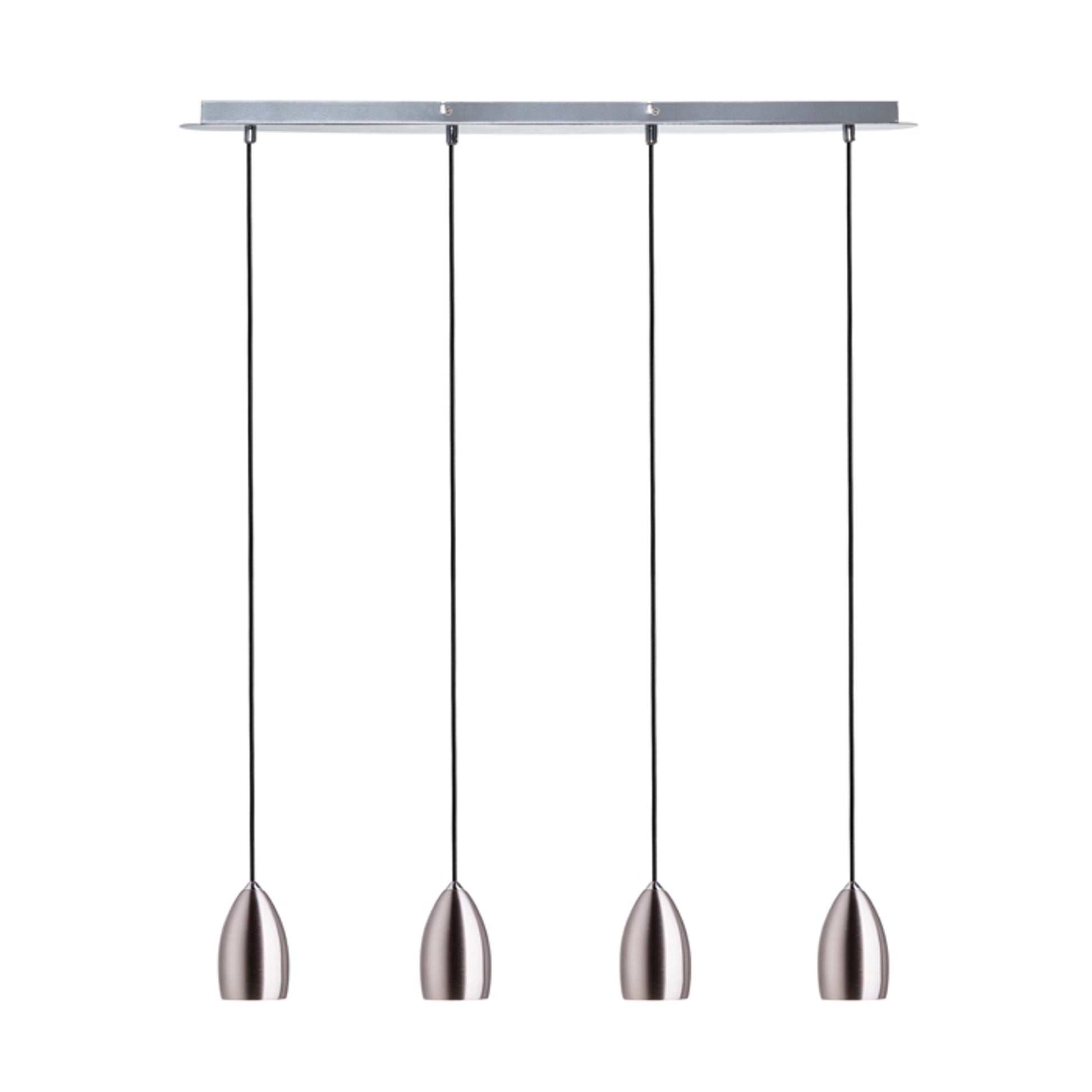 RENDL pendant lamp BABADES IV pendant  matt nickel 230V GU10 4x35W R12084 2