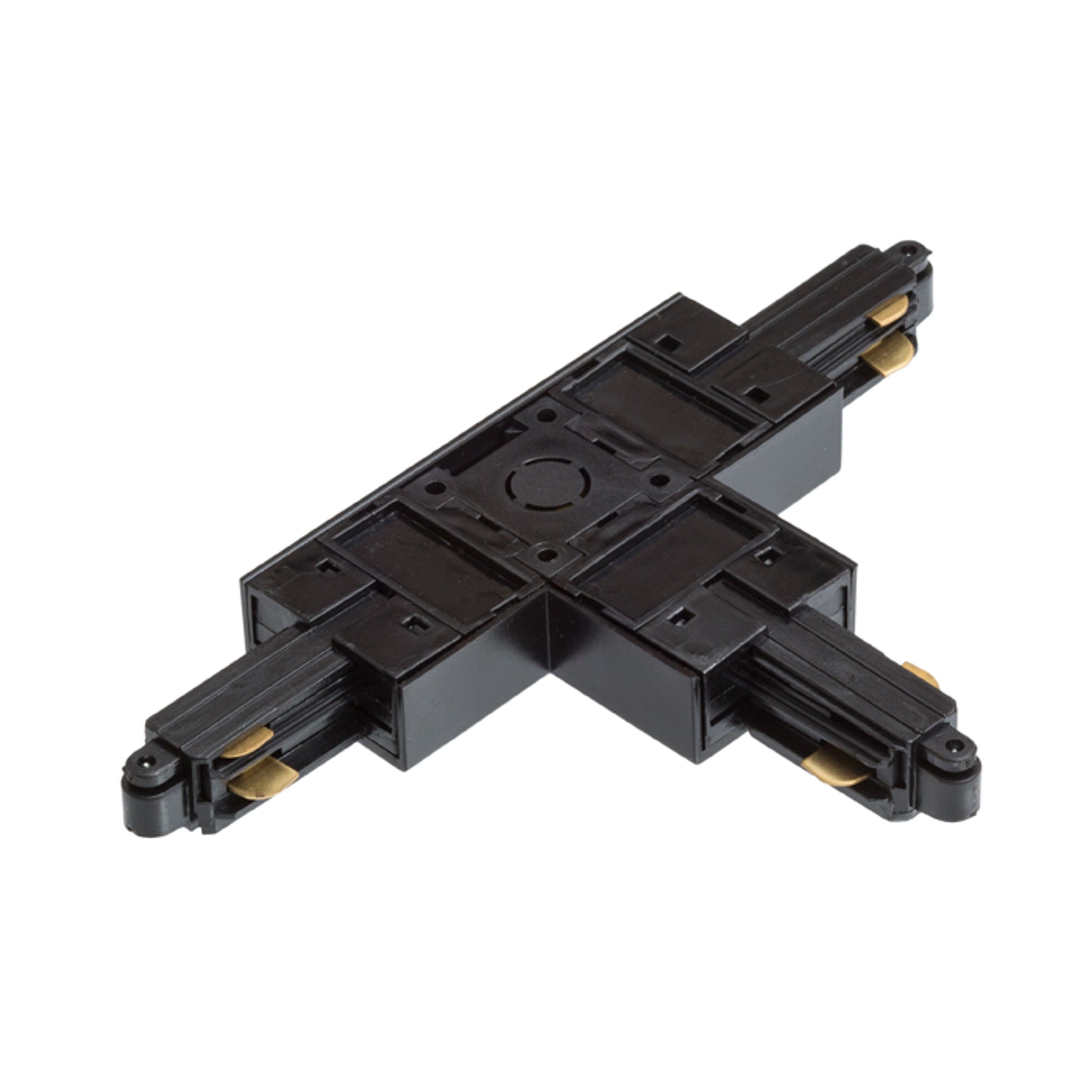 RENDL 1-circuit track system 1F T connector, polarity right black 230V  R12276 2