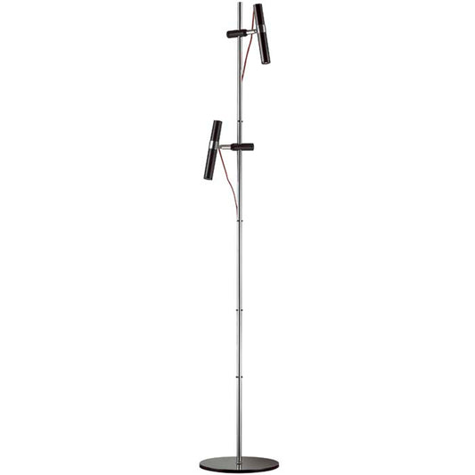 RENDL floor lamp VIPER FL  black chrome 230V LED 2x3W 60°  3000K R12463 1