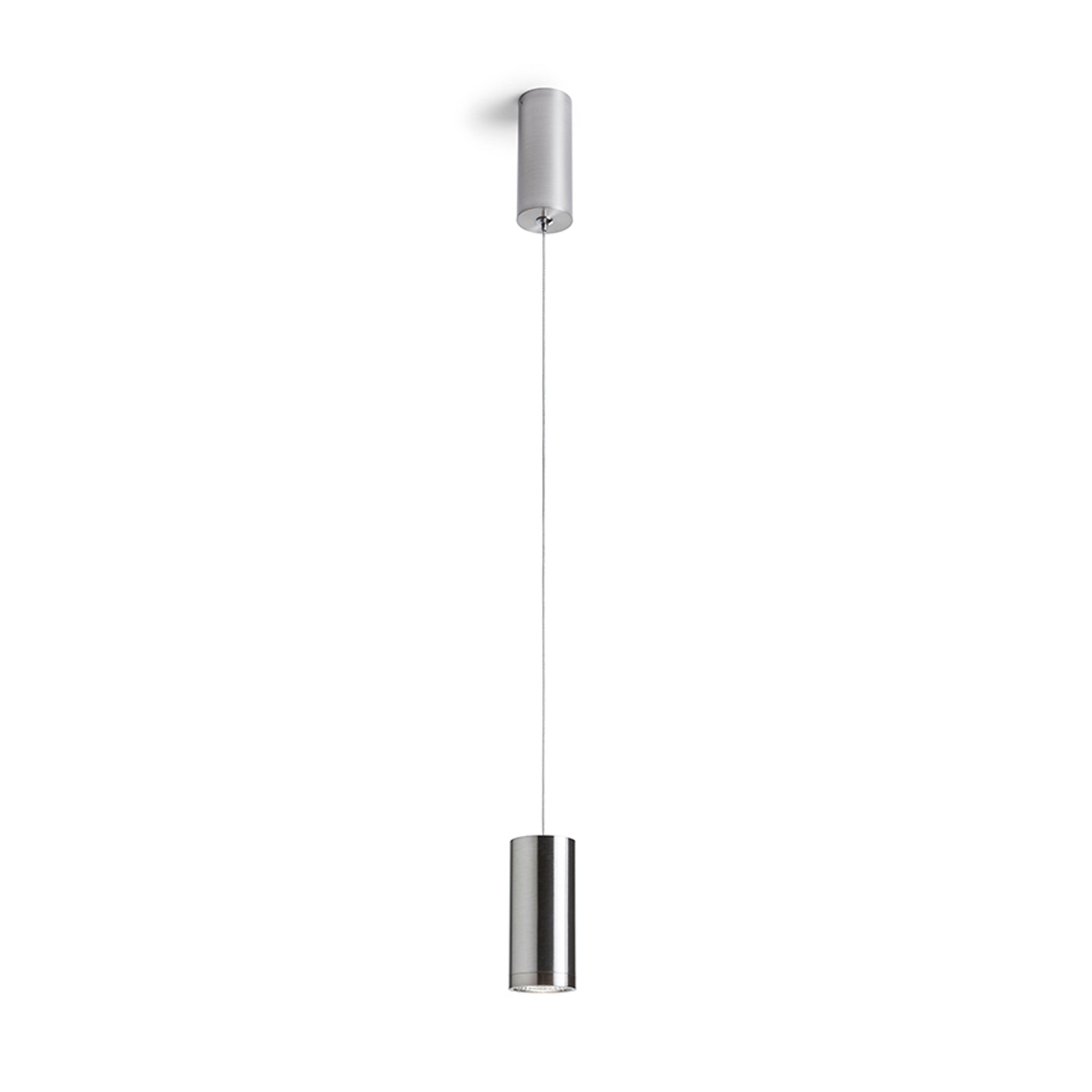 RENDL pendant lamp BOGARD pendant  matt nickel 230V LED 5W 40°  3000K R12494 2