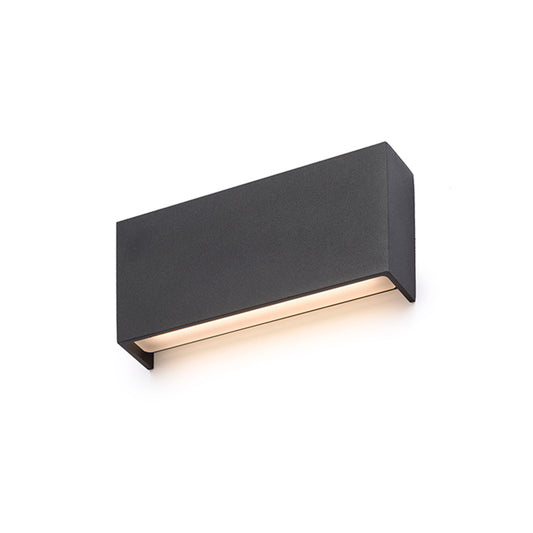 RENDL outdoor lamp TORINO wall black 230V LED 2x5W IP54 3000K R12574 1