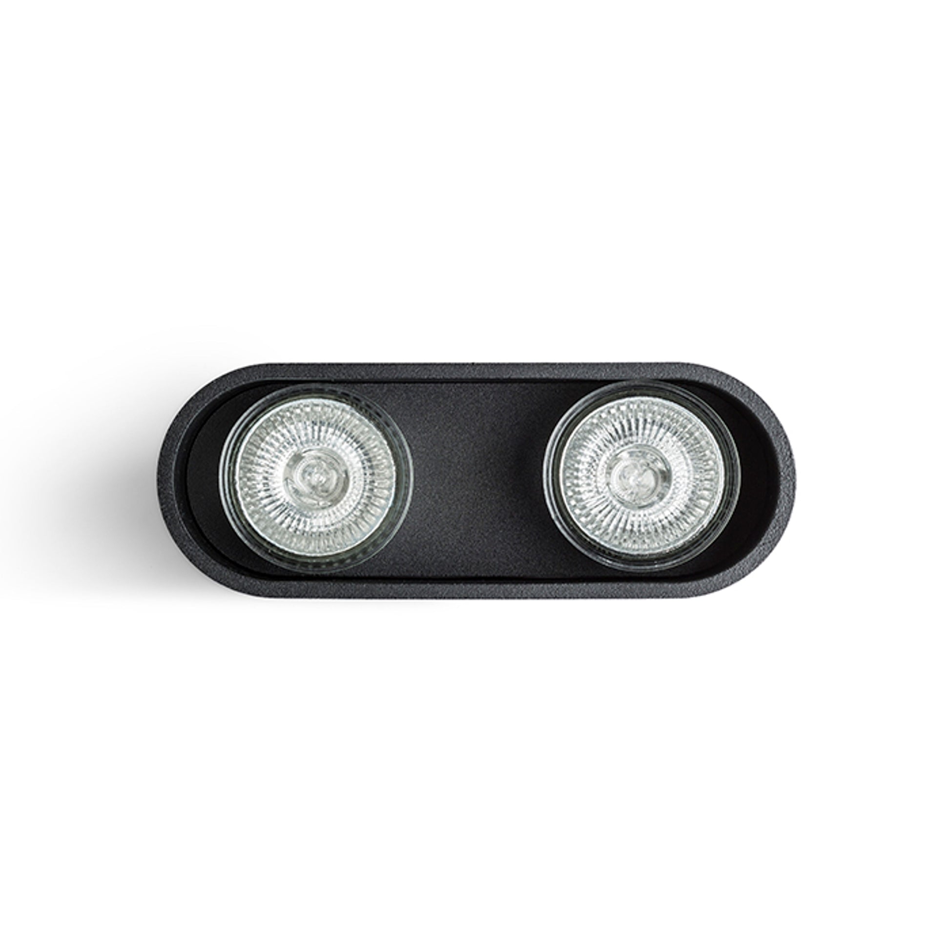 RENDL surface mounted lamp MANTOVA II ceiling matte black  230V LED GU10 2x7W R12734 6