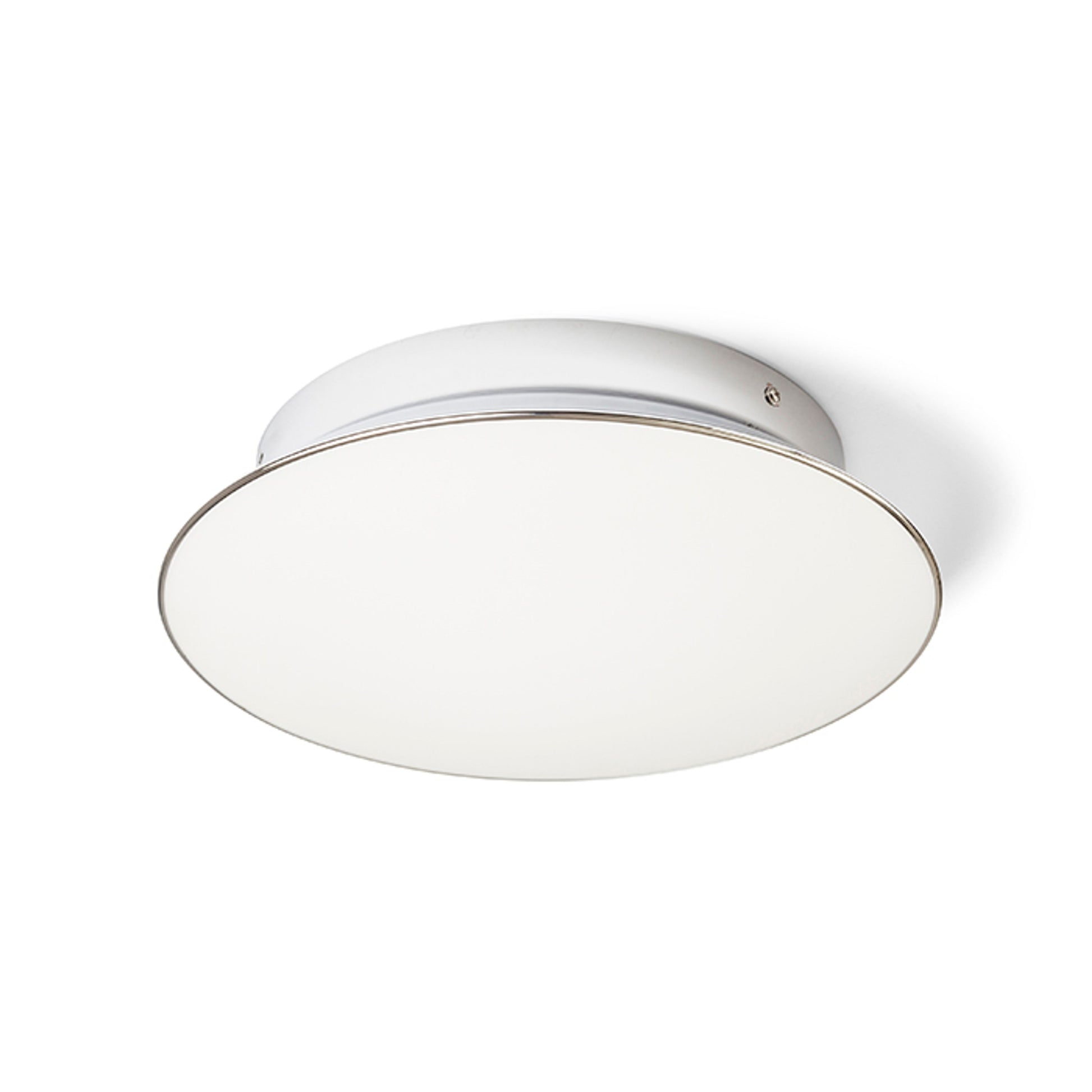 RENDL surface mounted lamp MARA ceiling  frosted acrylic/chrome 230V LED 24W  3000K R12894 3