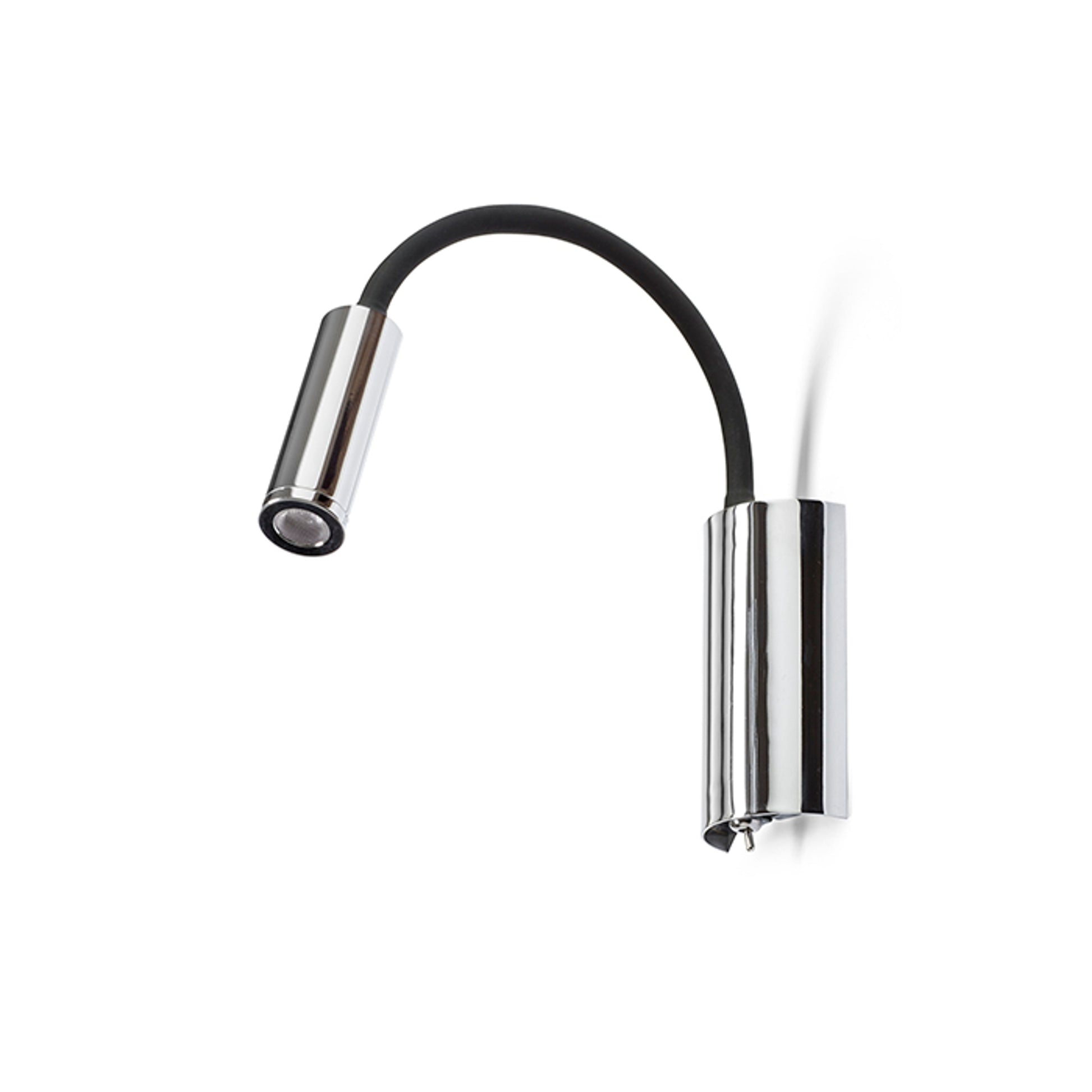 RENDL spotlight SHOW wall black chrome 230V LED 3W 3000K R12897 2