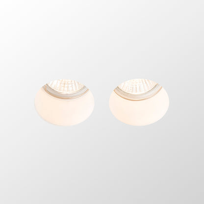 RENDL recessed light QUO R II recessed  plaster 230V LED GU10 2x8W R12900 2