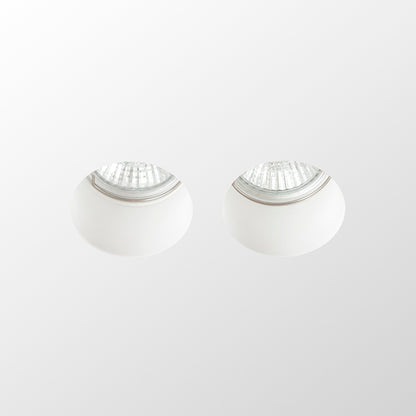 RENDL recessed light QUO R II recessed  plaster 230V LED GU10 2x8W R12900 3