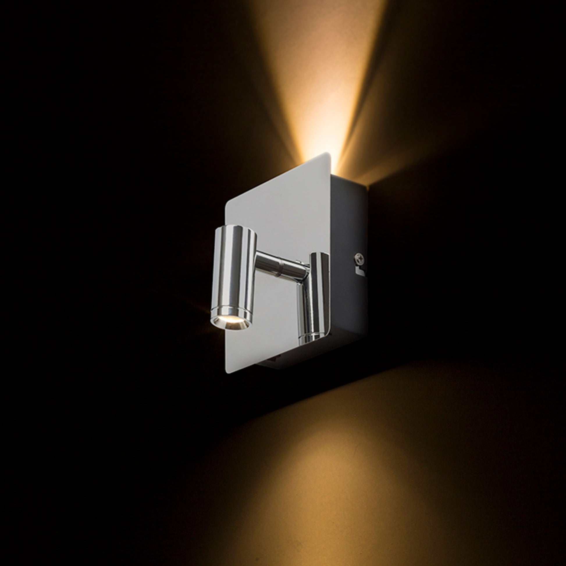 RENDL spotlight TIARA wall  chrome 230V LED 2x3W 25°  3000K R12957 2
