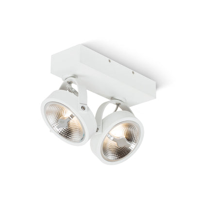 RENDL spotlight KELLY LED II DIMM wall white 230V LED 2x12W 24° 3000K R13106 1