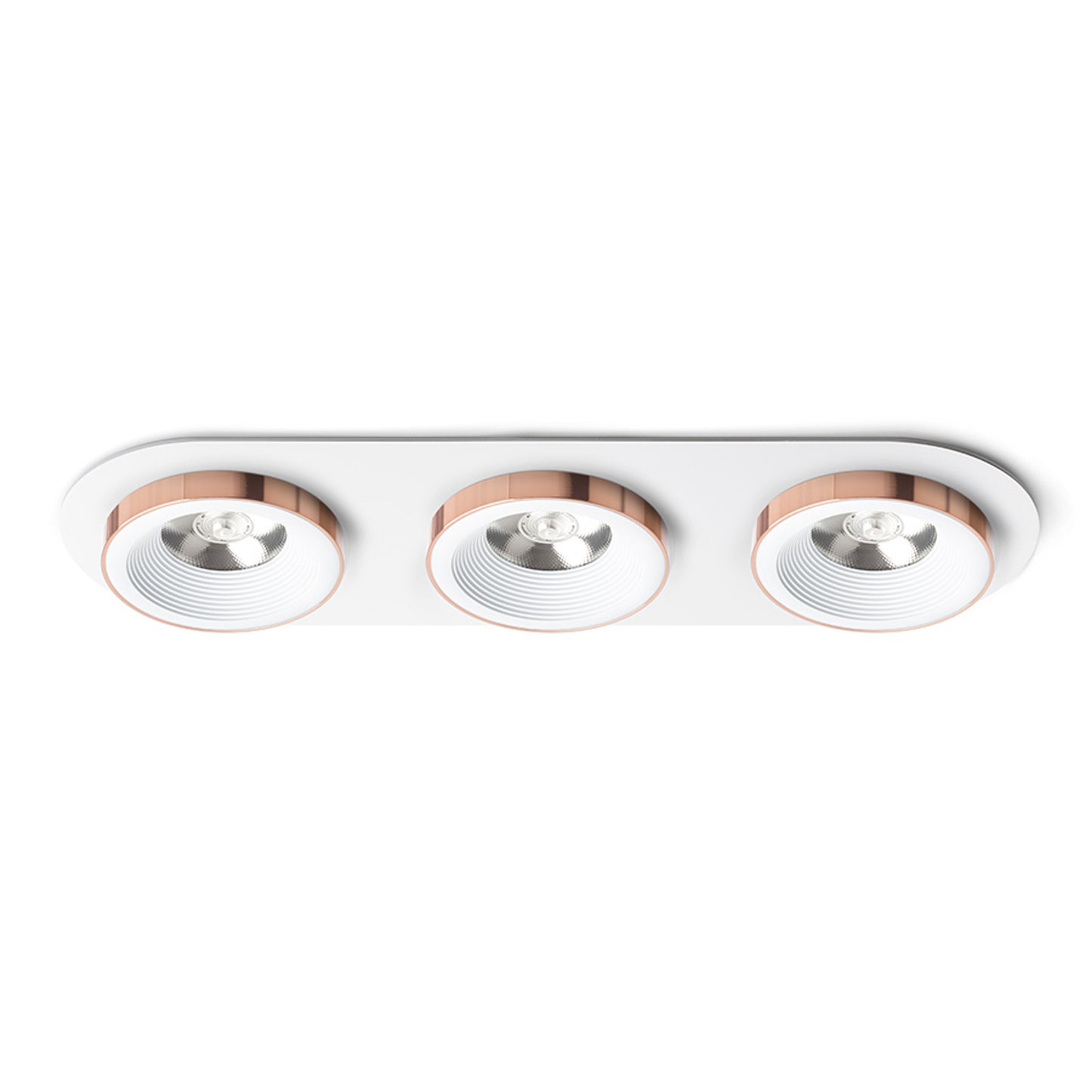 RENDL recessed light SHARM R III recessed white copper 230V LED 3x10W 24° 3000K R13245 1