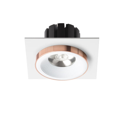 RENDL recessed light SHARM SQ I recessed white copper 230V LED 10W 24° 3000K R13250  2