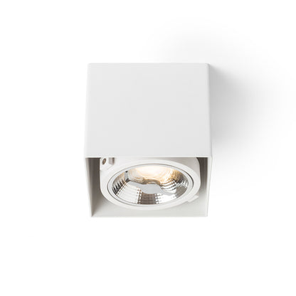 RENDL surface mounted lamp JAMES I DIMM ceiling matt white 230V LED 15W 24° 3000K R13361 2