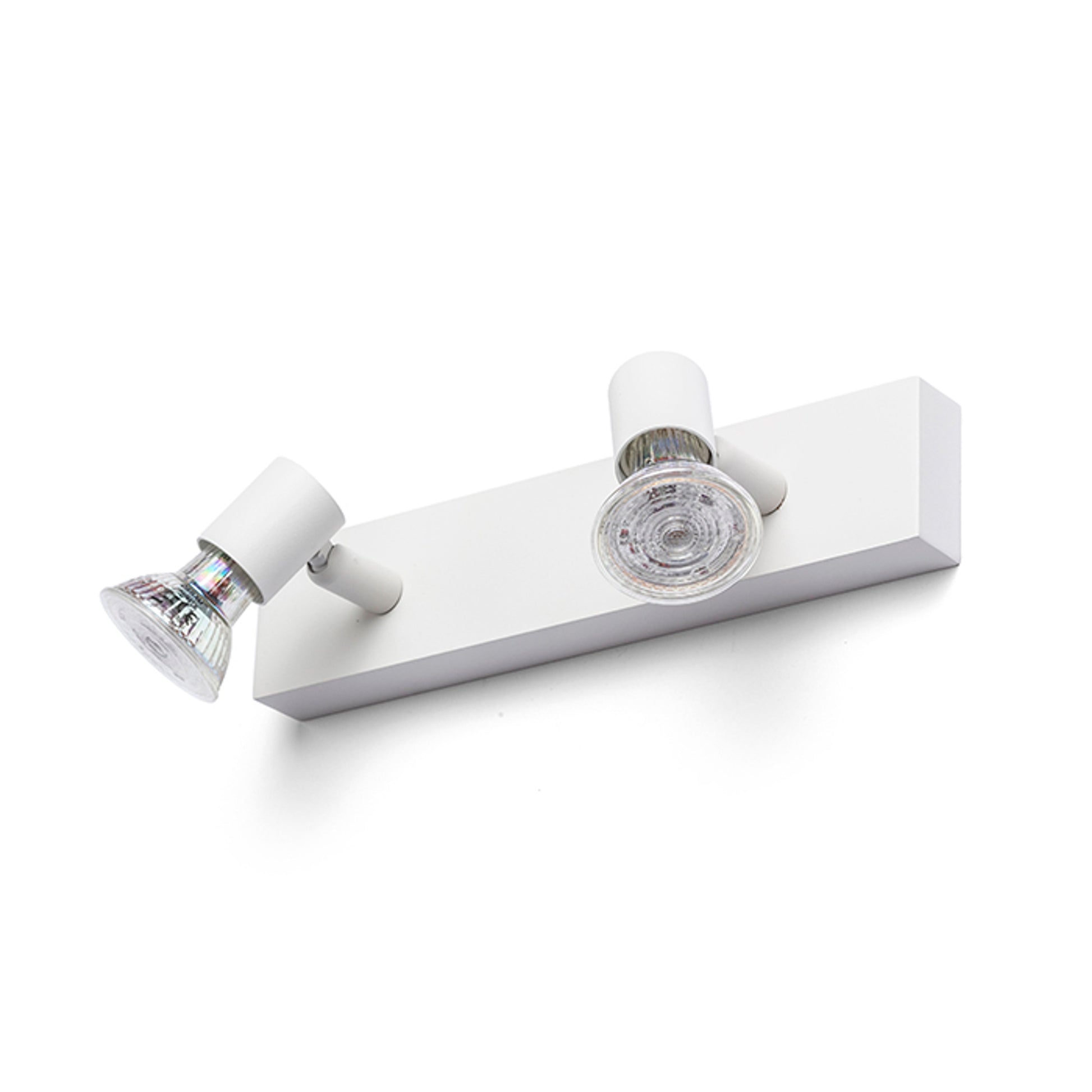 RENDL spotlight TRICA II wall white  230V GU10 2x25W R13373 4
