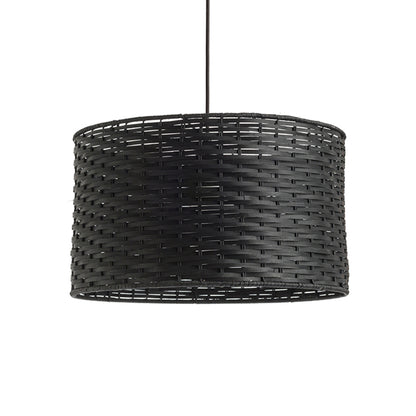 RENDL pendant lamp FIATLUX 41/24 pendant black bamboo 230V LED E27 15W R13398 2