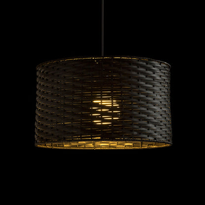 RENDL pendant lamp FIATLUX 41/24 pendant black bamboo 230V LED E27 15W R13398 5