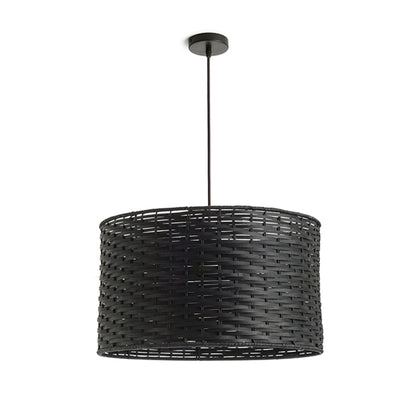 RENDL pendant lamp FIATLUX 41/24 pendant black bamboo 230V LED E27 15W R13398 6