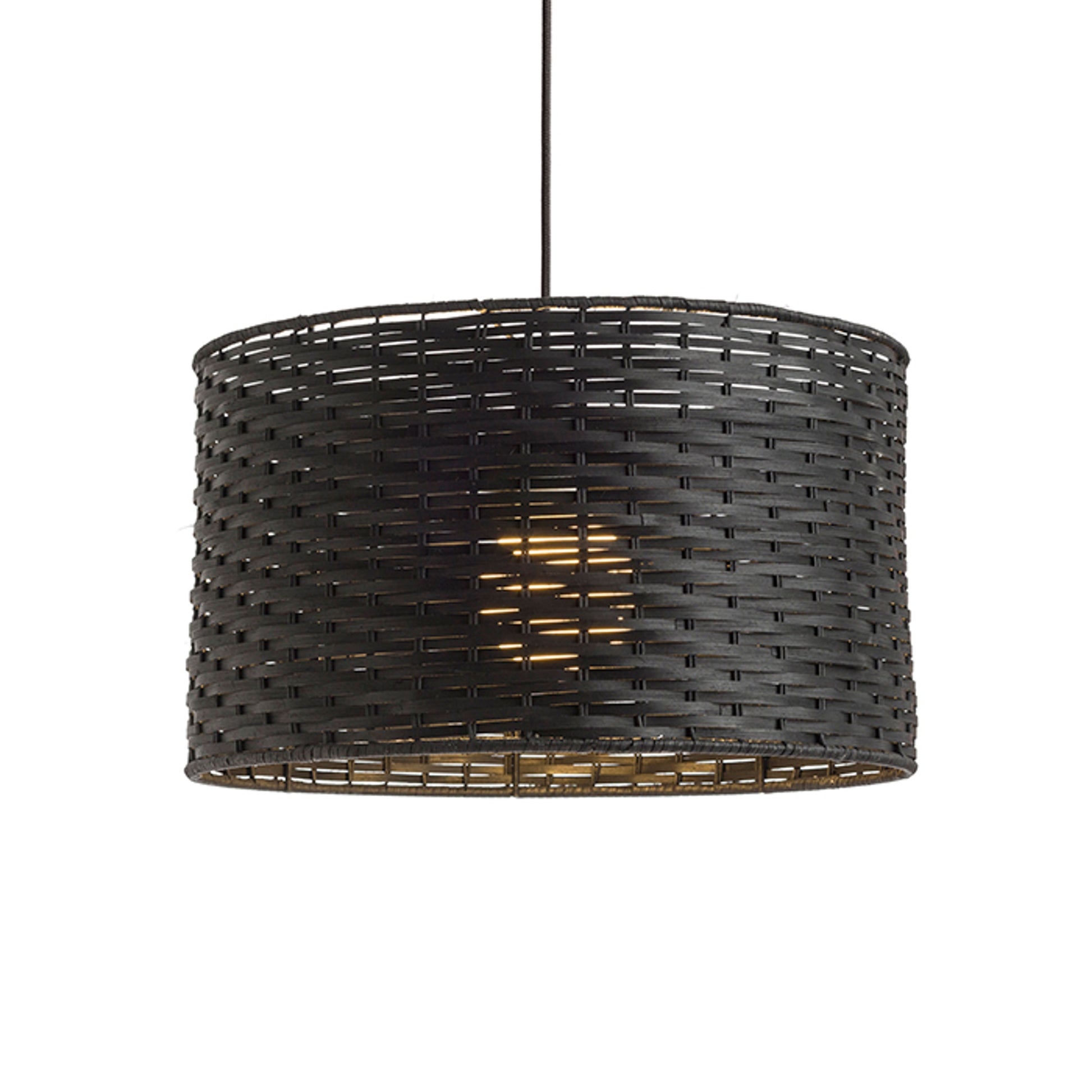 RENDL pendant lamp FIATLUX 41/24 pendant black bamboo 230V LED E27 15W R13398 7