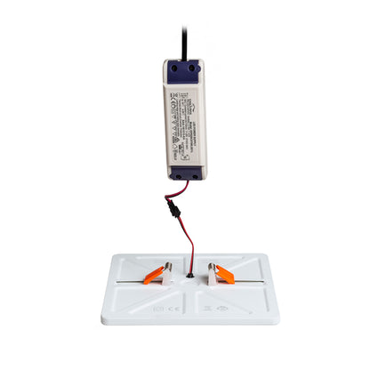 RENDL recessed light BJORK SQ 20 recessed white 230V LED 18W 3000K R13590 4