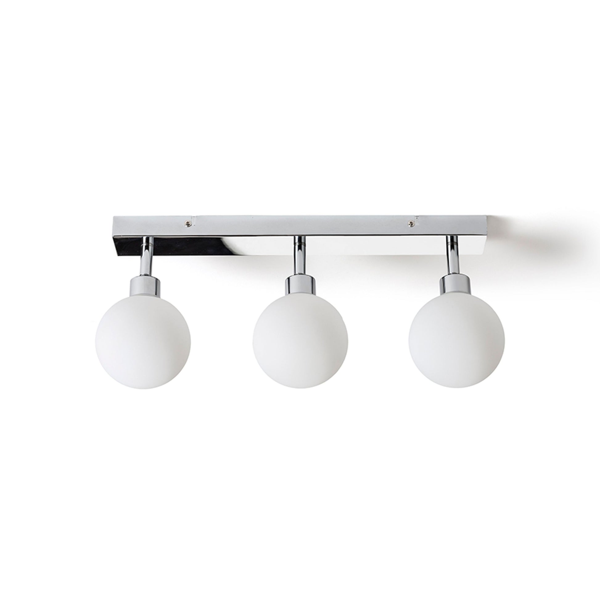 RENDL spotlight BOLLY III surface mounted  opal-colored glass/chrome 230V LED G9 3x3W IP44 R13691 6