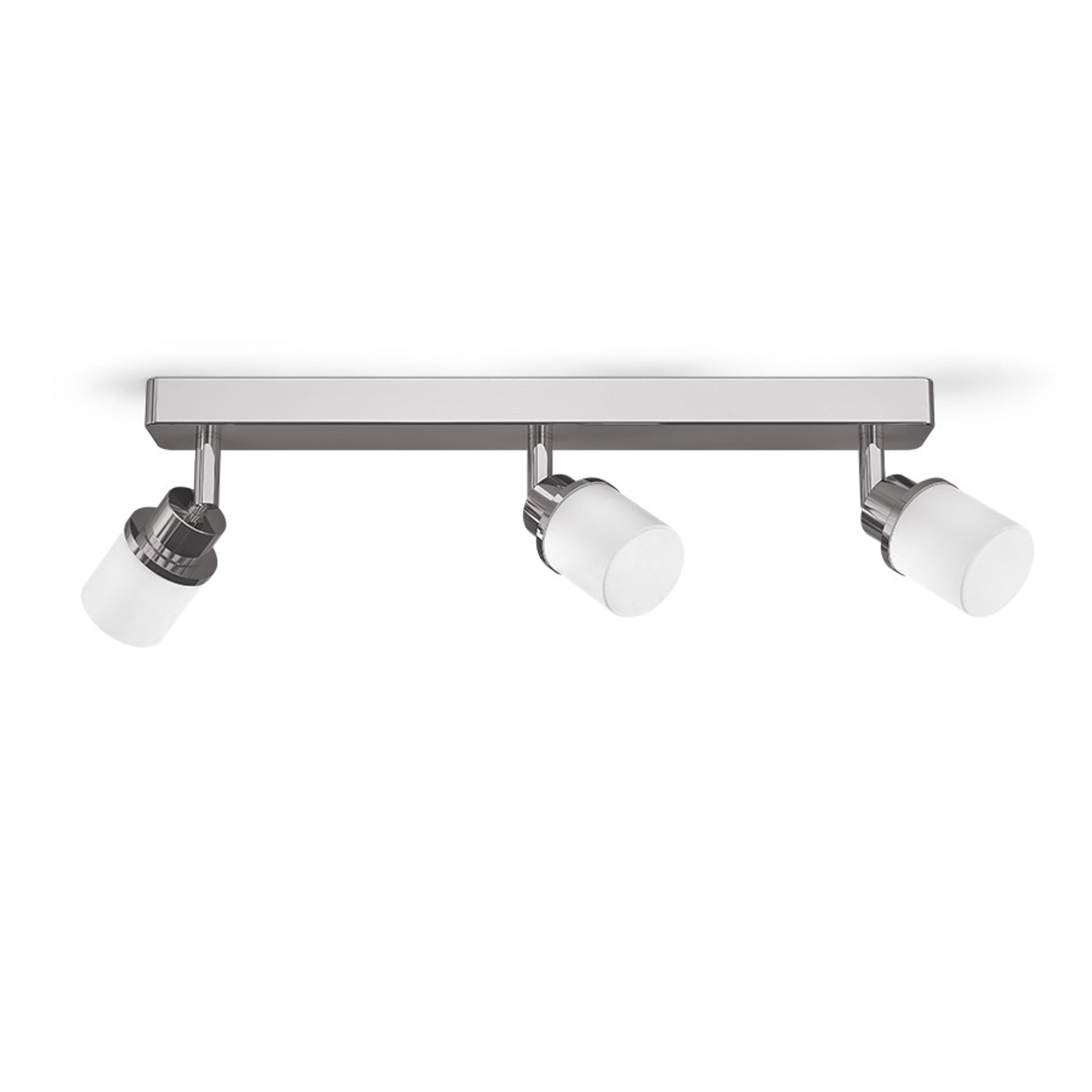 RENDL spotlight LINN III surface mounted  opal-colored glass/chrome 230V LED G9 3x3W IP44 R13703 1