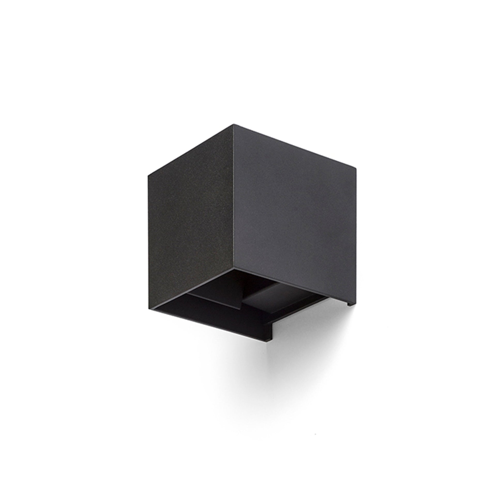 RENDL outdoor lamp TITO SQ DIMM wall black 230V LED 2x3W IP65 3000K R13739 1