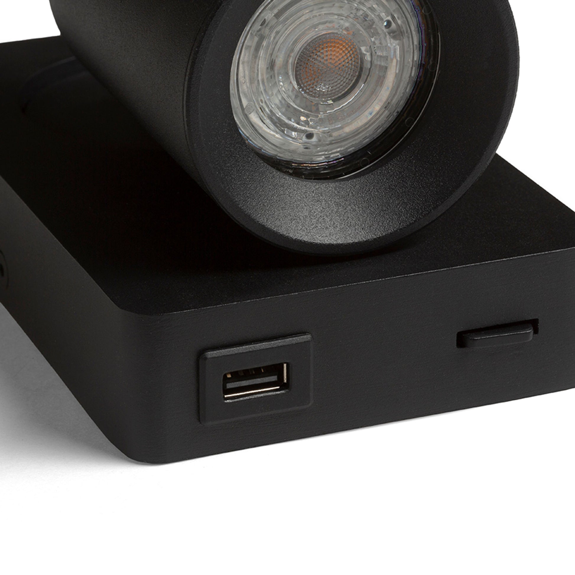 RENDL spotlight VOLTERA USB wall black  230V LED GU10 9W R13764 10