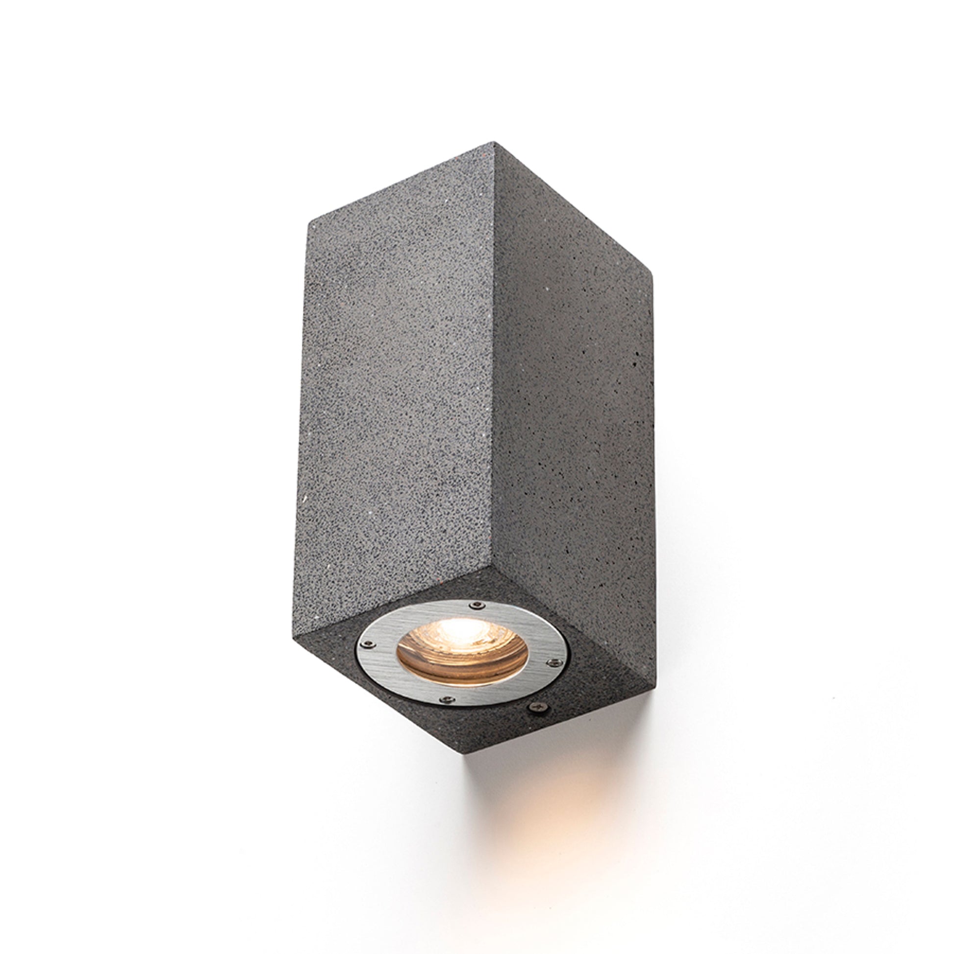 RENDL outdoor lamp KANE II wall  concrete/dark granite 230V LED GU10 2x5W IP65 R13794 1