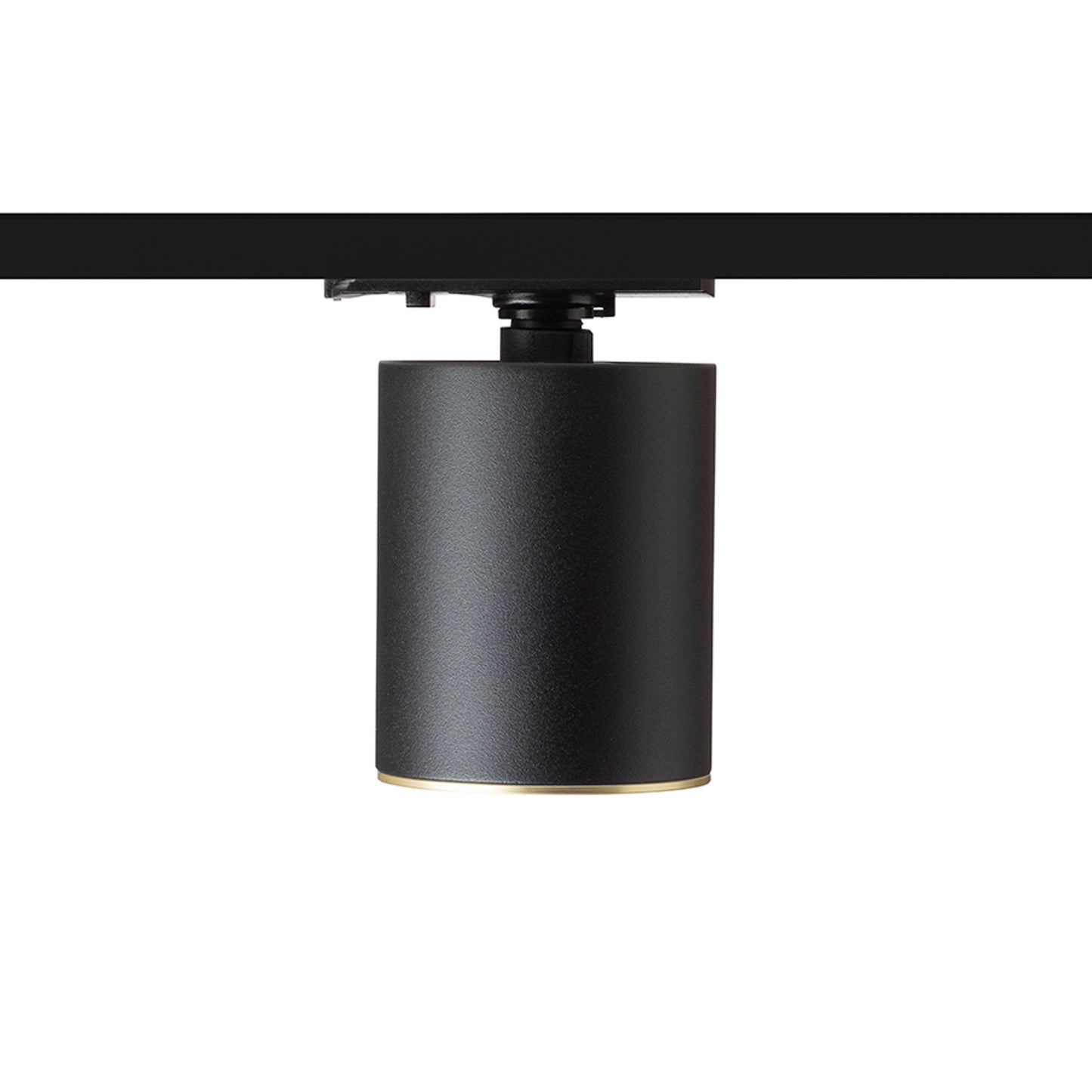 RENDL 1-circuit track system DARIO for 1-circuit tracks black brushed brass 230V LED GU10 9W R13871 5