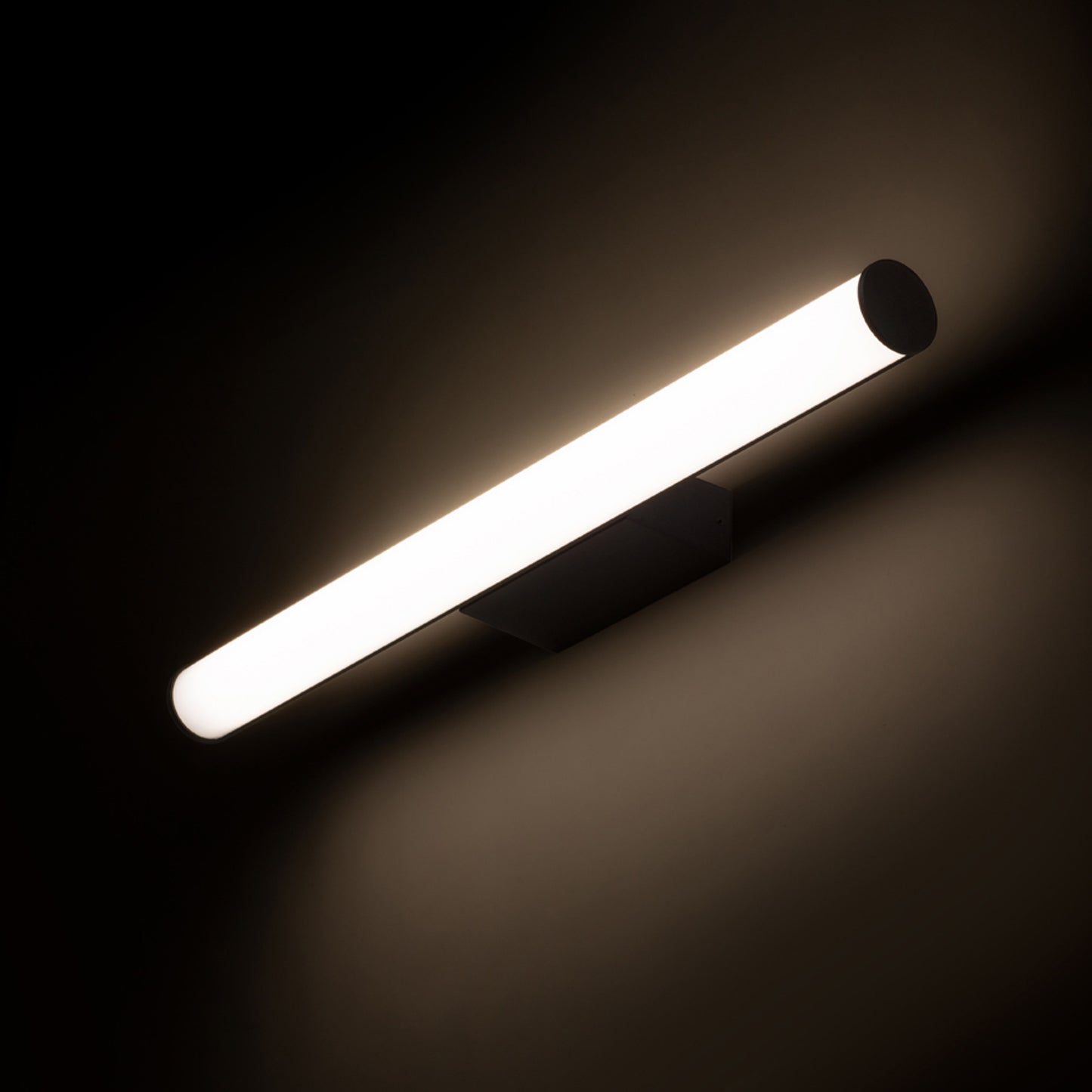 RENDL wall lamp CASSAMBA 60 wall black frosted acrylic 230V LED 12W IP44  3000K 4000K R13888 7