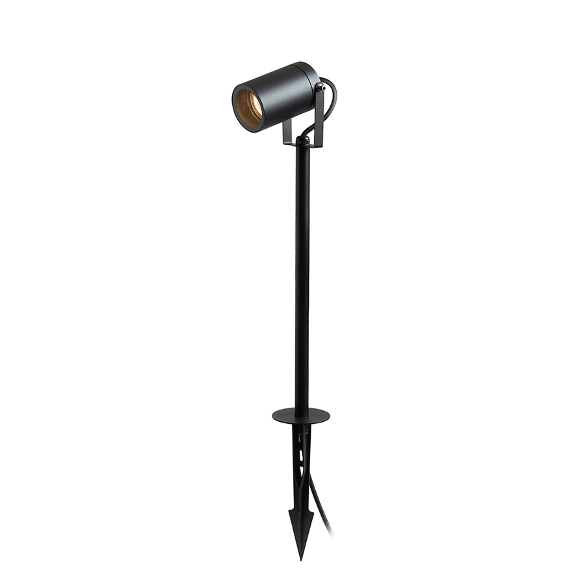 RENDL outdoor lamp NAVONA 47 on spike anthracite grey 230V LED GU10 8W IP65 R14138 2