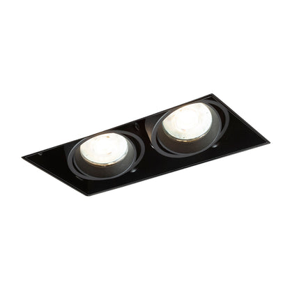 RENDL recessed light ELECTRA II GU10 frameless black 230V LED GU10 8W R14168 1