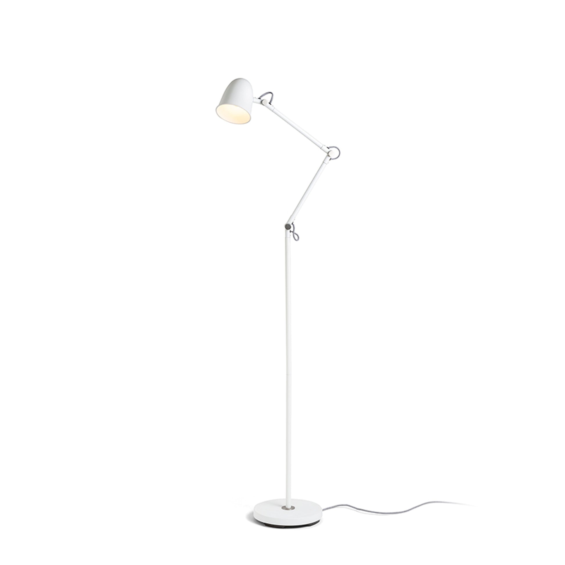 RENDL floor lamp DANNY floor white matt nickel 230V LED E14 5W R14189 5