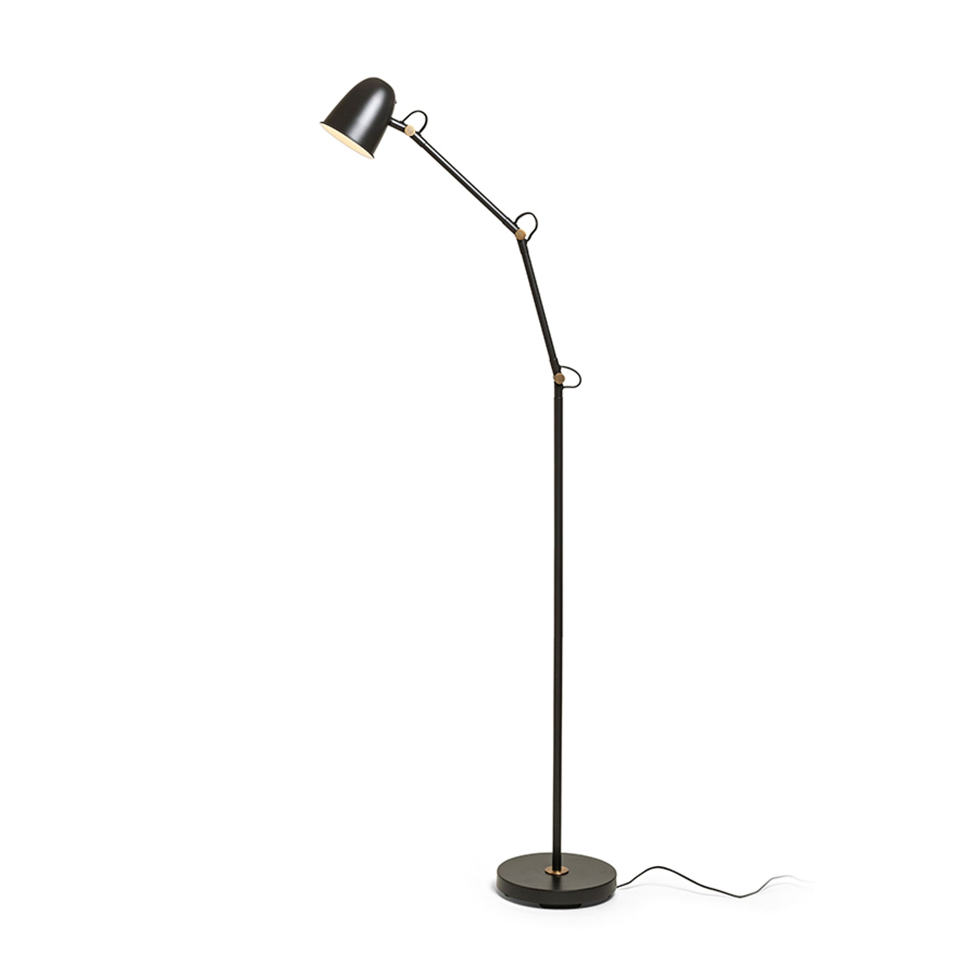 RENDL floor lamp DANNY floor black brass 230V LED E14 5W R14190 5