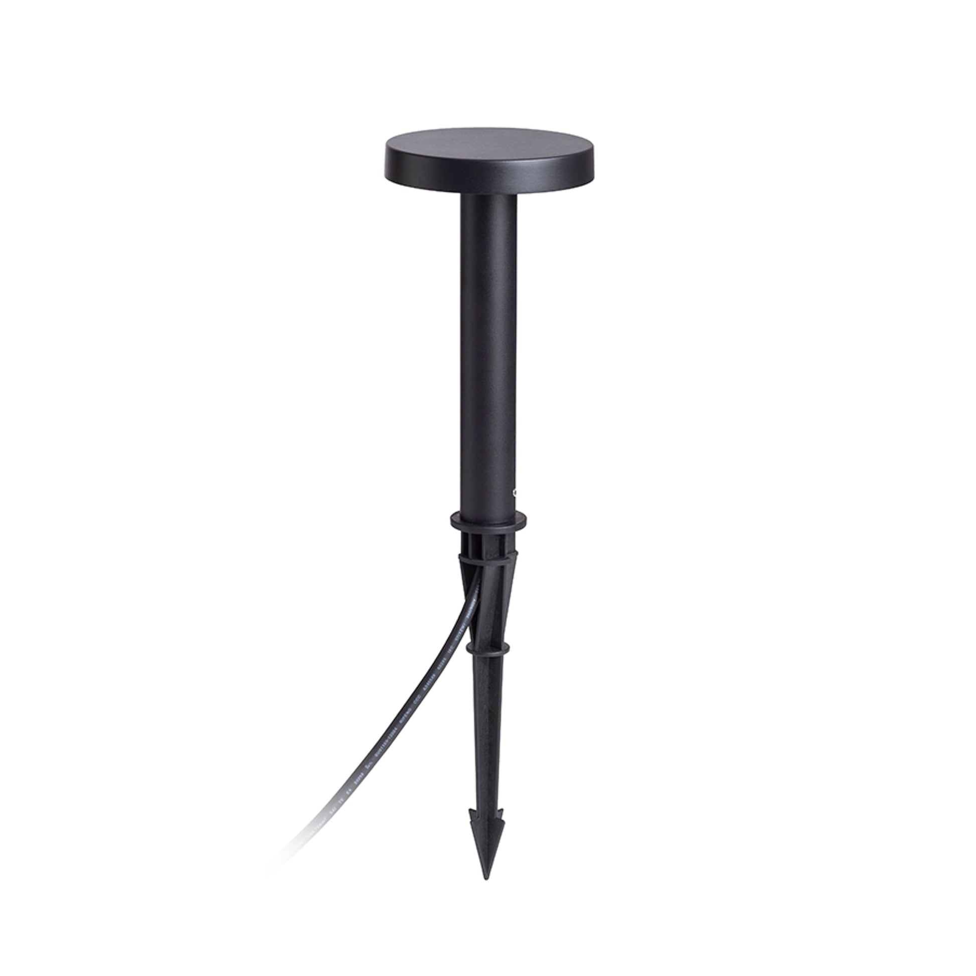 RENDL outdoor lamp GEVALIA 20 on spike black matte acrylic 230V LED LED 5W IP65 3000K R14194 1
