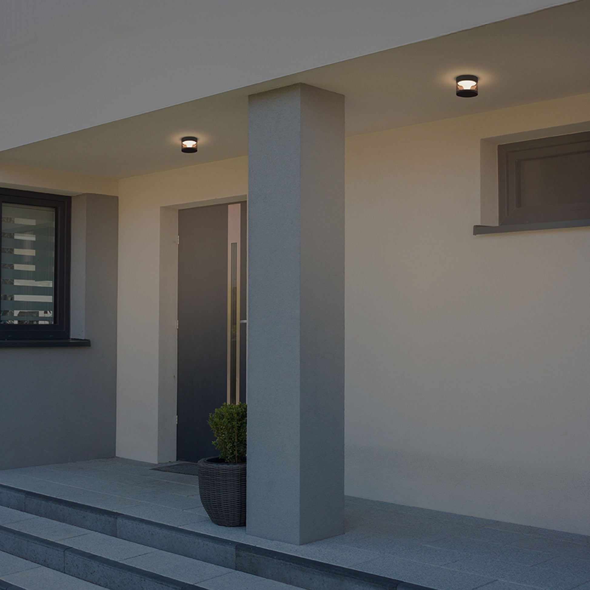 RENDL outdoor lamp BRENDA surface mounted black  230V LED LED 9W IP65  3000K R14202 4