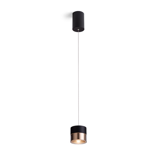 RENDL pendant lamp JUNIPER height adjustable pendant black/gold  230V LED 15W 30°  3000K R14219 1