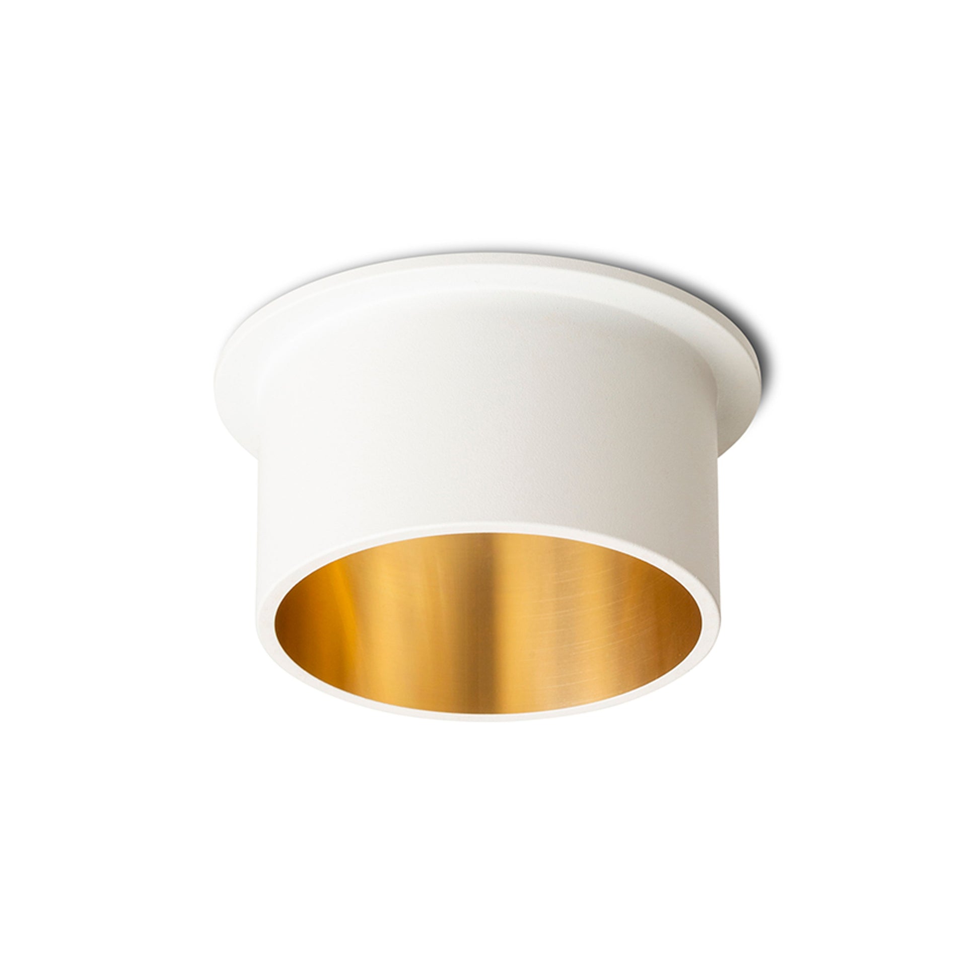 RENDL recessed light ORTA recessed white/gold 230V LED GU10 9W R14250 2