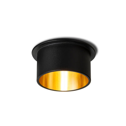 RENDL recessed light ORTA recessed black/gold 230V LED GU10 9W R14252 2