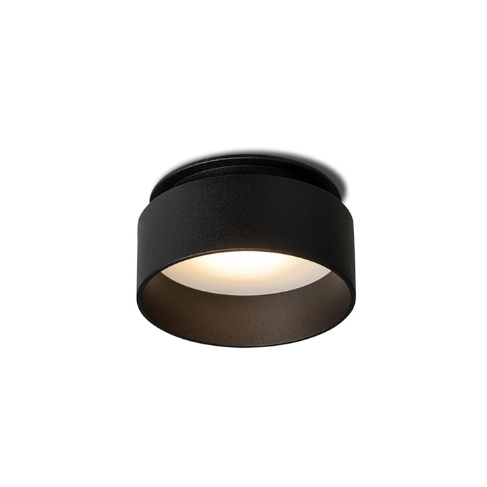 RENDL recessed light TORD recessed black 230V LED GU10 9W R14254 1