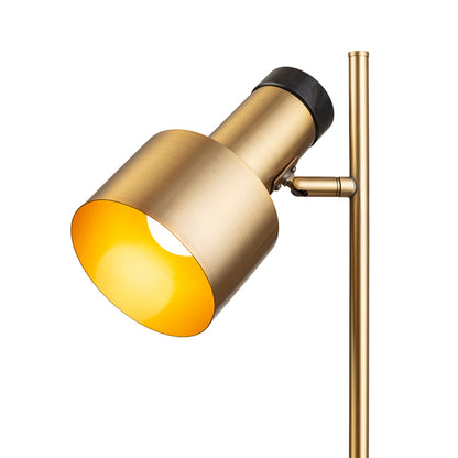 RENDL floor lamp DIVINA floor brass/black marble decor 230V E27 5W R14262 2