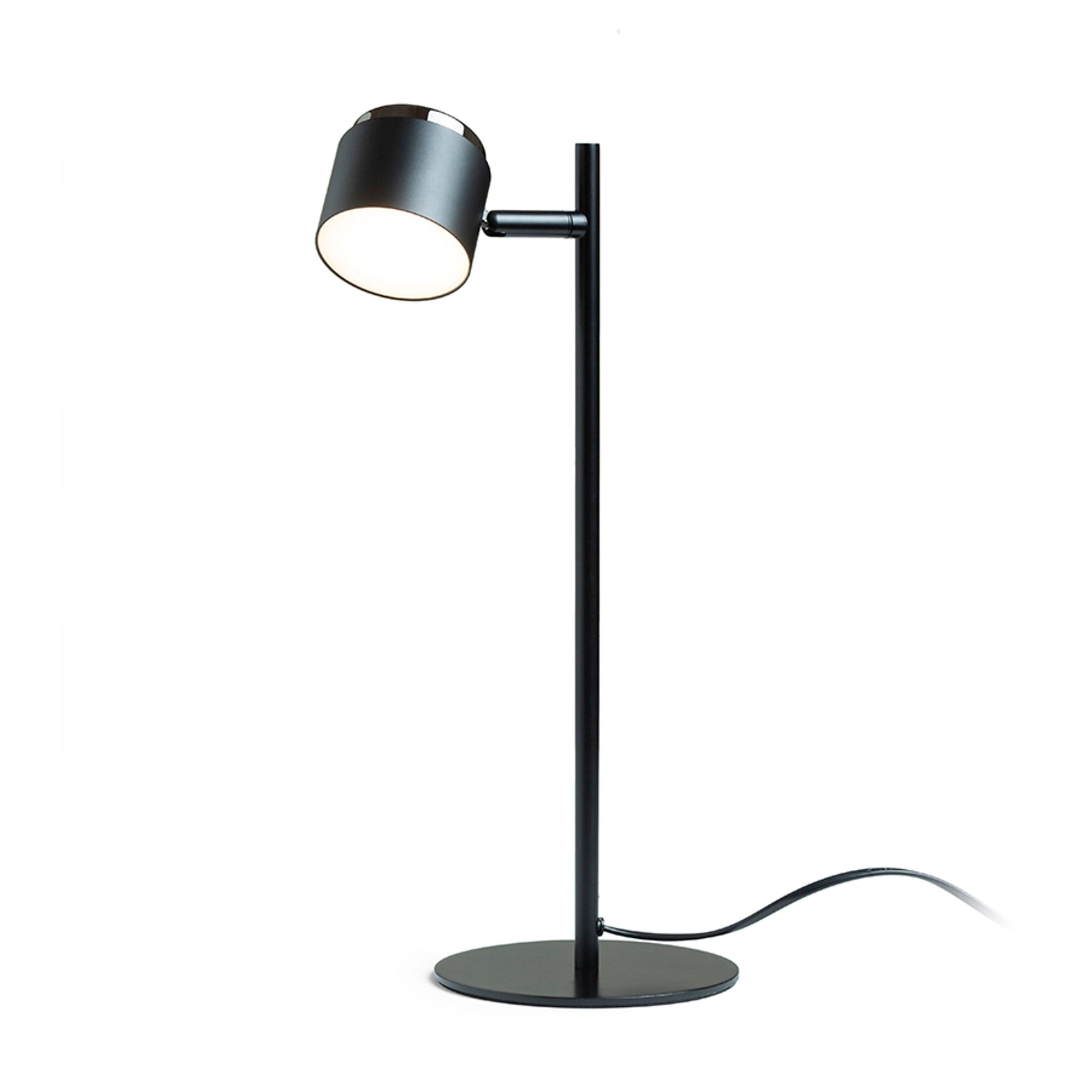 RENDL table lamp NOVA table black chrome/frosted acrylic 230V LED 4.2W 3000K R14275 1